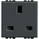BTICINO - Presa modulare 2P+T 13A 250Vac British standard
