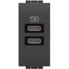 BTICINO - Caricatore USB tipo C con tensione 5 Vdc