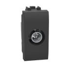 BTICINO - Presa coassiale passante, attenuazione -14dB, per impianti di antenna centralizzati L4202P14N