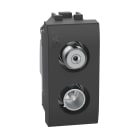 BTICINO - Presa coassiale diretta demiscelata per impianti di antenna TV monoutenza