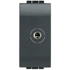 BTICINO - Connettore jack 3.5 - Serie Liviglight Antracite