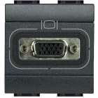 BTICINO - Connettore HD15 - Serie Liviglight Antracite