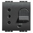 BTICINO - Presa interbloccata magnetotermica 2P+T 16A L4311/16
