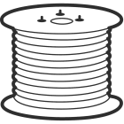 BTICINO - Doppino inguainato. Lunghezza matassa 1.000 metri.