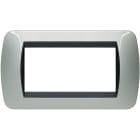 BTICINO - Placca Livinglight 4 moduli L4804AL