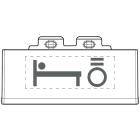 BTICINO - Lentine con simbolo luce letto