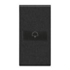 BTICINO - Copritasto con lente illuminabile con simbolo campanello