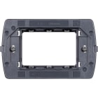 BTICINO - Supporto 3 moduli per placche Air LNC4803... - fissaggio con viti LN4703C