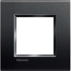 BTICINO - Placca quadra Livinglight 2 moduli LNA4802AR
