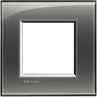 BTICINO - Placca quadra Livinglight 2 moduli LNA4802KF