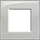 BTICINO - Placca quadra Livinglight 2 moduli LNA4802KG