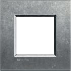 BTICINO - Placca quadra Livinglight 2 moduli