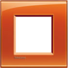 BTICINO - Placca quadra Livinglight 2 moduli