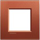 BTICINO - Placca quadra Livinglight 2 moduli