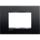 BTICINO - Placca quadra Livinglight 3 moduli