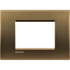 BTICINO - Placca quadra Livinglight 3 moduli LNA4803BZ