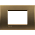 BTICINO - Placca quadra Livinglight 3 moduli