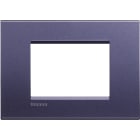 BTICINO - Placca quadra Livinglight 3 moduli