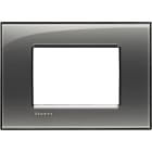 BTICINO - Placca quadra Livinglight 3 moduli