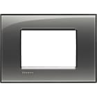 BTICINO - Placca quadra Livinglight 3 moduli