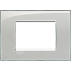 BTICINO - Placca quadra Livinglight 3 moduli