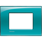 BTICINO - Placca quadra Livinglight 3 moduli