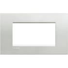 BTICINO - Placca quadra Livinglight 4 moduli LNA4804AG