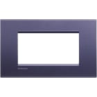 BTICINO - Placca quadra Livinglight 4 moduli LNA4804CB