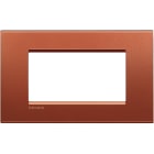 BTICINO - Placca quadra Livinglight 4 moduli