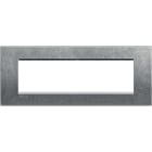 BTICINO - Placca quadra Livinglight 7 moduli