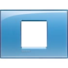 BTICINO - Placca quadra Livinglight 2 moduli centrati LNA4819AD