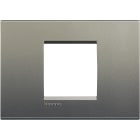 BTICINO - Placca quadra Livinglight 2 moduli centrati LNA4819AE