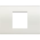 BTICINO - Placca quadra Livinglight 2 moduli centrati
