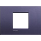 BTICINO - Placca quadra Livinglight 2 moduli centrati LNA4819CB
