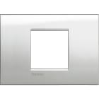 BTICINO - Placca quadra Livinglight 2 moduli centrati LNA4819GL