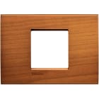 BTICINO - Placca quadra Livinglight 2 moduli centrati