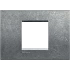 BTICINO - Placca quadra Livinglight 2 moduli centrati