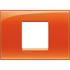 BTICINO - Placca quadra Livinglight 2 moduli centrati LNA4819OD