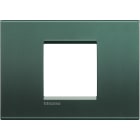 BTICINO - Placca quadra Livinglight 2 moduli centrati