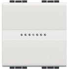 BTICINO - invertitore con comando assiale 1P 16AX 250Vac - 2 moduli