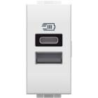 BTICINO - Caricatore USB tipo A e C con tensione 5 Vdc