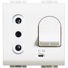 BTICINO - Presa interbloccata magnetotermica 2P+T 16A N4311/16