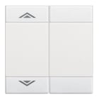 BTICINO - Copritasto LivingLight a 2 funzioni con serigrafia SU GIU\' N4911M2AHN