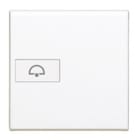 BTICINO - Copritasto con lente illuminabile con simbolo campanello N4916M2D