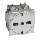 BTICINO - Presa bipasso flat standard tedesco e italiano 2P+T 10/16 A NT4140/16F