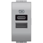 BTICINO - Caricatore USB tipo A e C con tensione 5 Vdc
