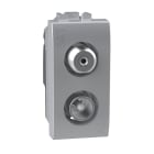 BTICINO - Presa coassiale diretta demiscelata per impianti di antenna TV monoutenza NT4214DN