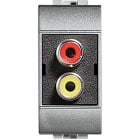 BTICINO - Doppio connettore tipo RCA