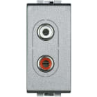BTICINO - Connettore RCAx2 - Serie Livinglight Tech
