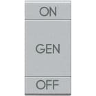 BTICINO - Copritasto LivingLight 2 funzioni con serigrafia ON OFF GEN